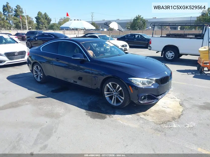 2016 BMW 435I VIN: WBA3R1C5XGK529564 Lot: 45661663