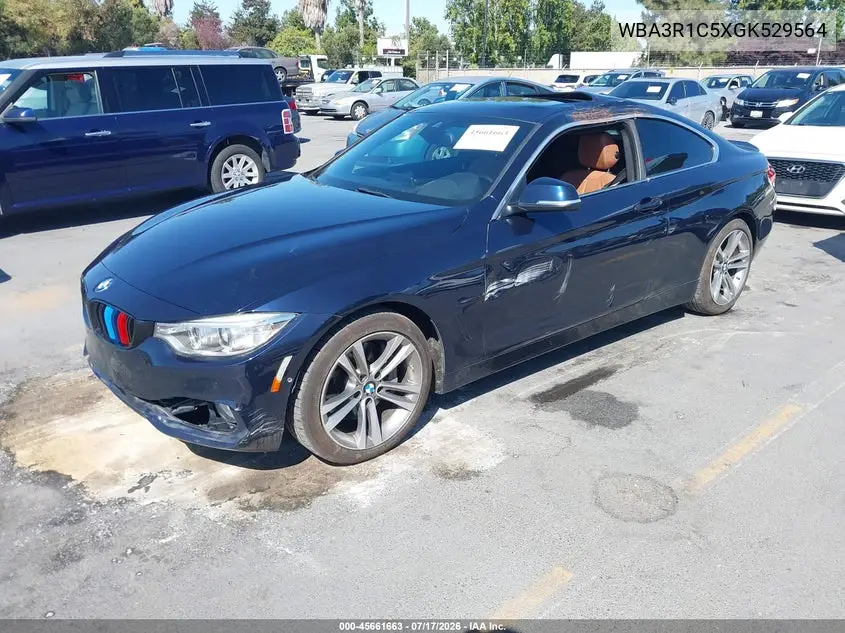 2016 BMW 435I VIN: WBA3R1C5XGK529564 Lot: 45661663