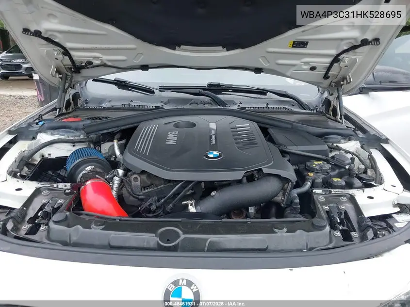 2017 BMW 440I xDrive VIN: WBA4P3C31HK528695 Lot: 45461931
