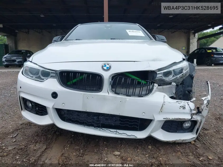2017 BMW 440I xDrive VIN: WBA4P3C31HK528695 Lot: 45461931