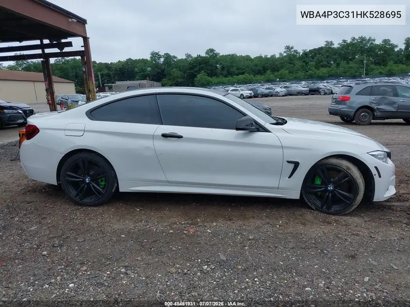 2017 BMW 440I xDrive VIN: WBA4P3C31HK528695 Lot: 45461931