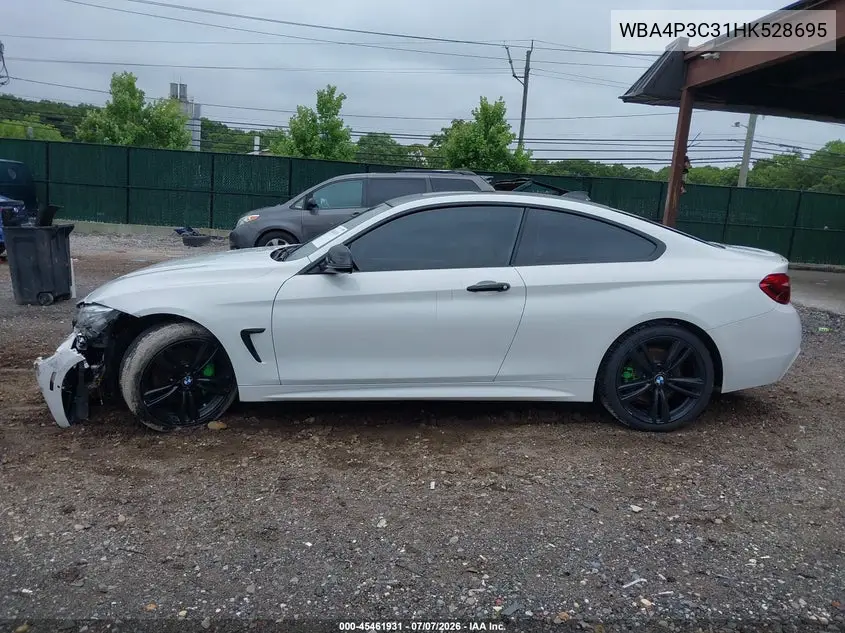 2017 BMW 440I xDrive VIN: WBA4P3C31HK528695 Lot: 45461931