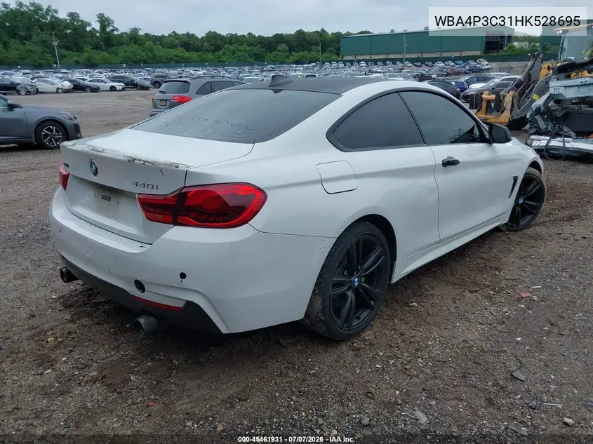 2017 BMW 440I xDrive VIN: WBA4P3C31HK528695 Lot: 45461931
