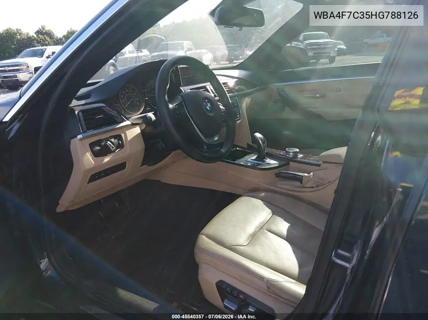 2017 BMW 430I Gran Coupe VIN: WBA4F7C35HG788126 Lot: 45540357