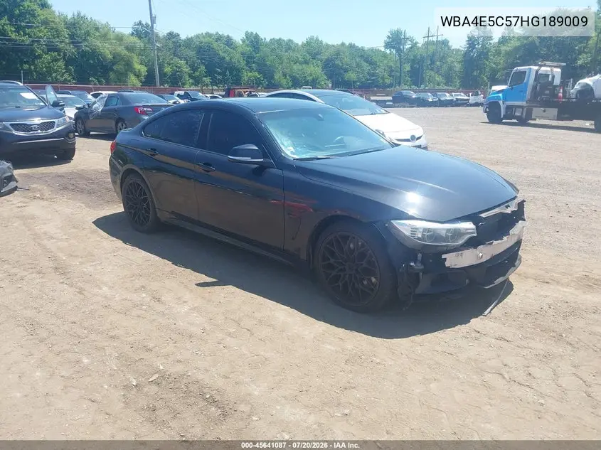 2017 BMW 440I Gran Coupe xDrive VIN: WBA4E5C57HG189009 Lot: 45641087
