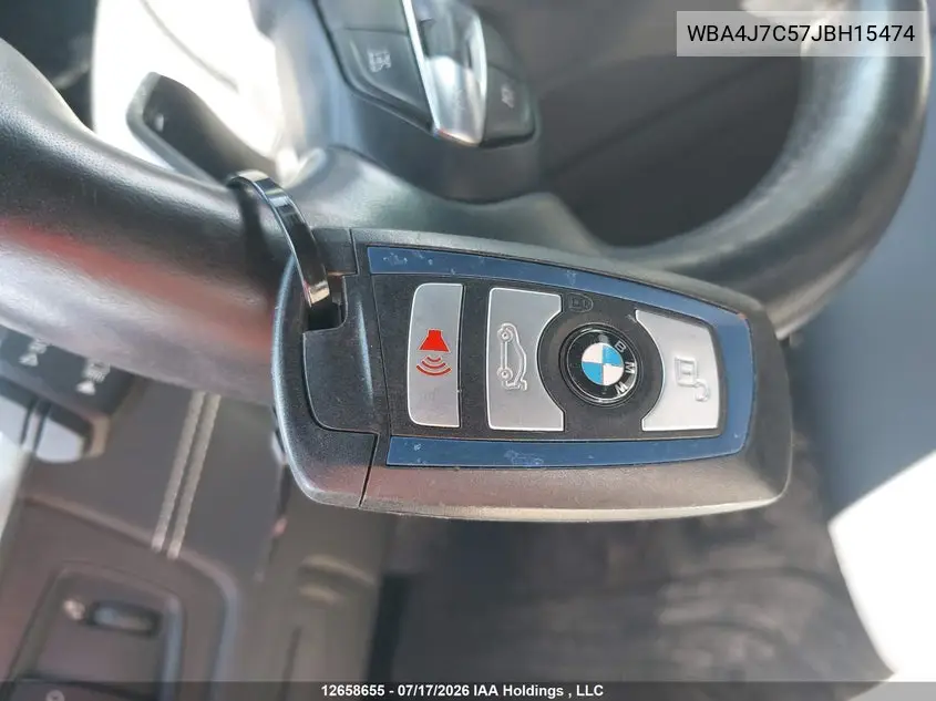2018 BMW 440I Gran Coupe xDrive VIN: WBA4J7C57JBH15474 Lot: 12658655x