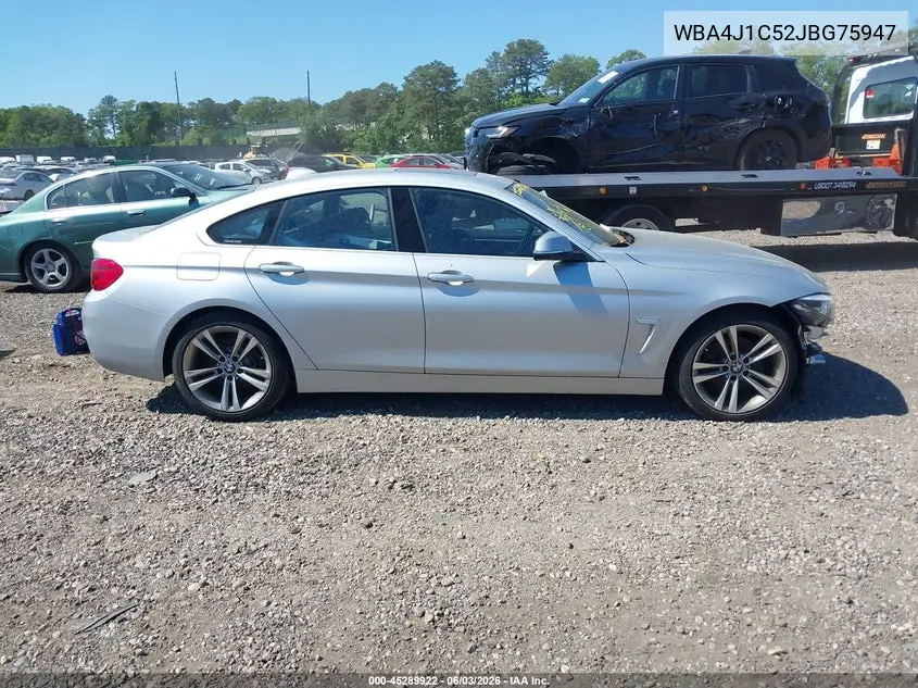 2018 BMW 430I Gran Coupe VIN: WBA4J1C52JBG75947 Lot: 45289922
