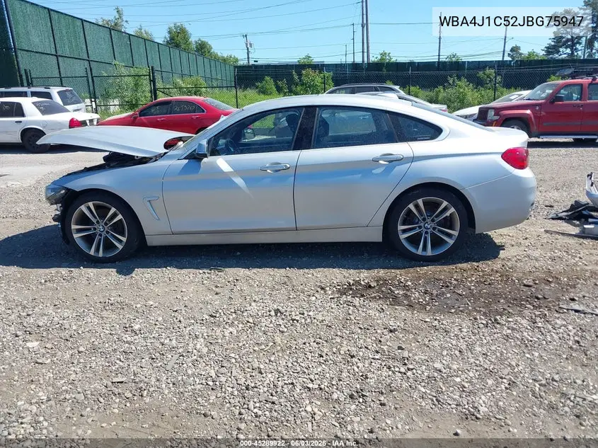 2018 BMW 430I Gran Coupe VIN: WBA4J1C52JBG75947 Lot: 45289922