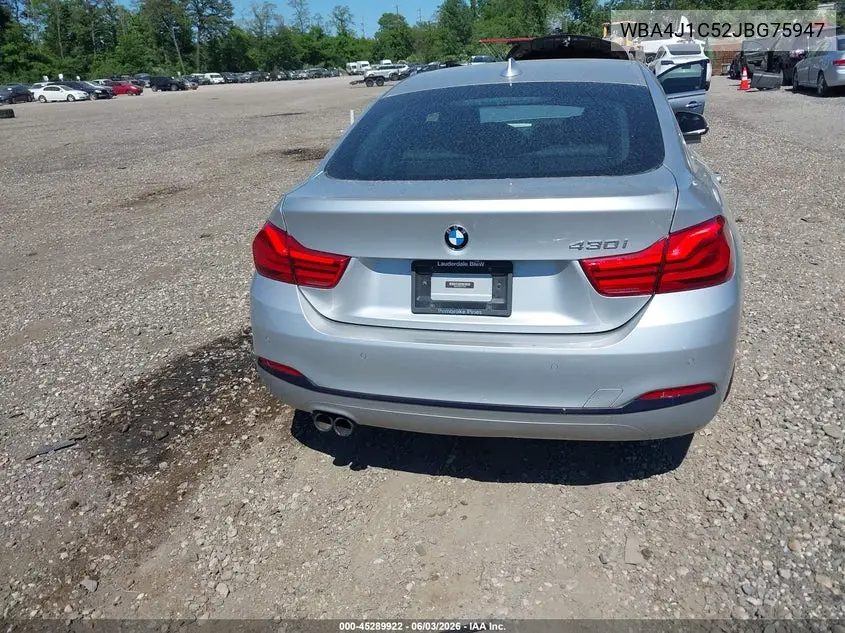 2018 BMW 430I Gran Coupe VIN: WBA4J1C52JBG75947 Lot: 45289922