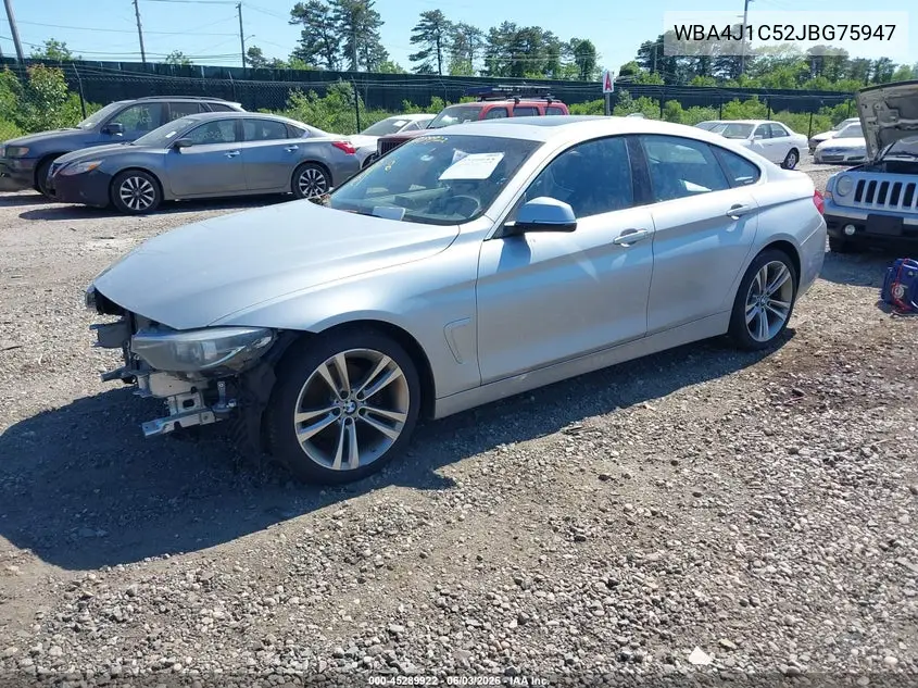 2018 BMW 430I Gran Coupe VIN: WBA4J1C52JBG75947 Lot: 45289922