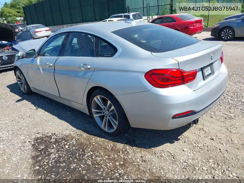 2018 BMW 430I Gran Coupe VIN: WBA4J1C52JBG75947 Lot: 45289922