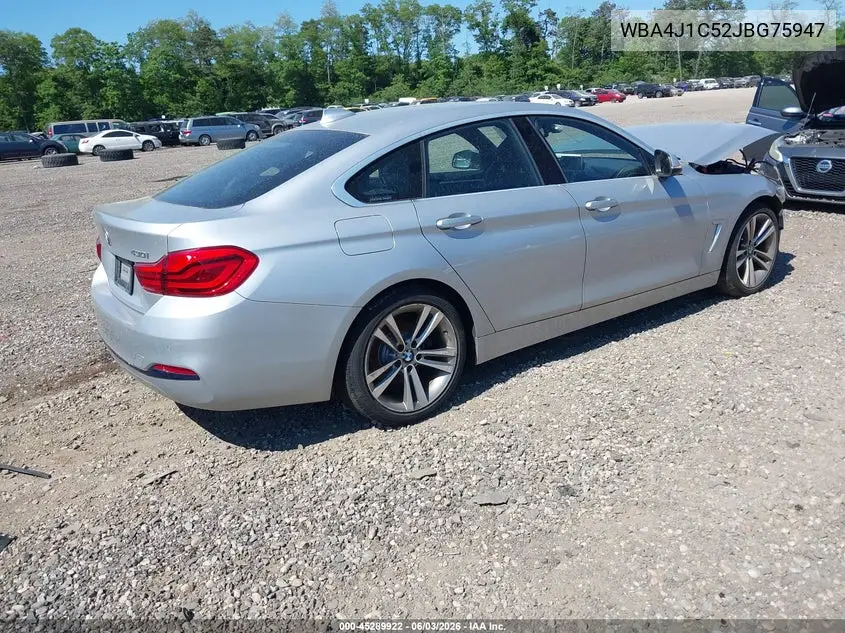 2018 BMW 430I Gran Coupe VIN: WBA4J1C52JBG75947 Lot: 45289922