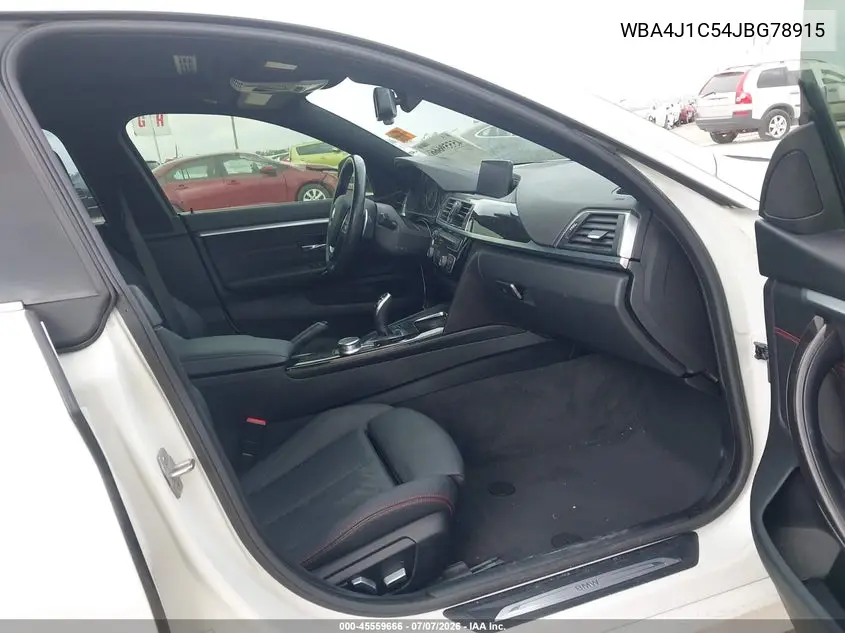 2018 BMW 430I Gran Coupe VIN: WBA4J1C54JBG78915 Lot: 45559666