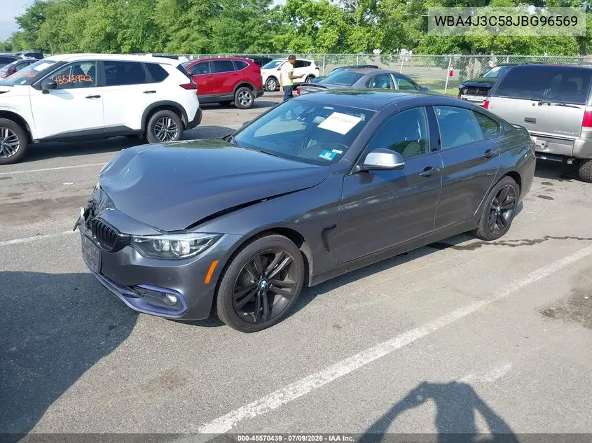 2018 BMW 430I Gran Coupe xDrive VIN: WBA4J3C58JBG96569 Lot: 45570439