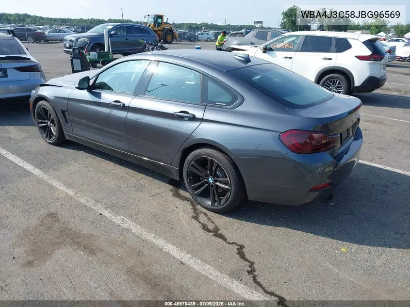 2018 BMW 430I Gran Coupe xDrive VIN: WBA4J3C58JBG96569 Lot: 45570439