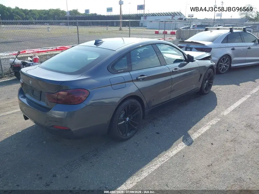 2018 BMW 430I Gran Coupe xDrive VIN: WBA4J3C58JBG96569 Lot: 45570439