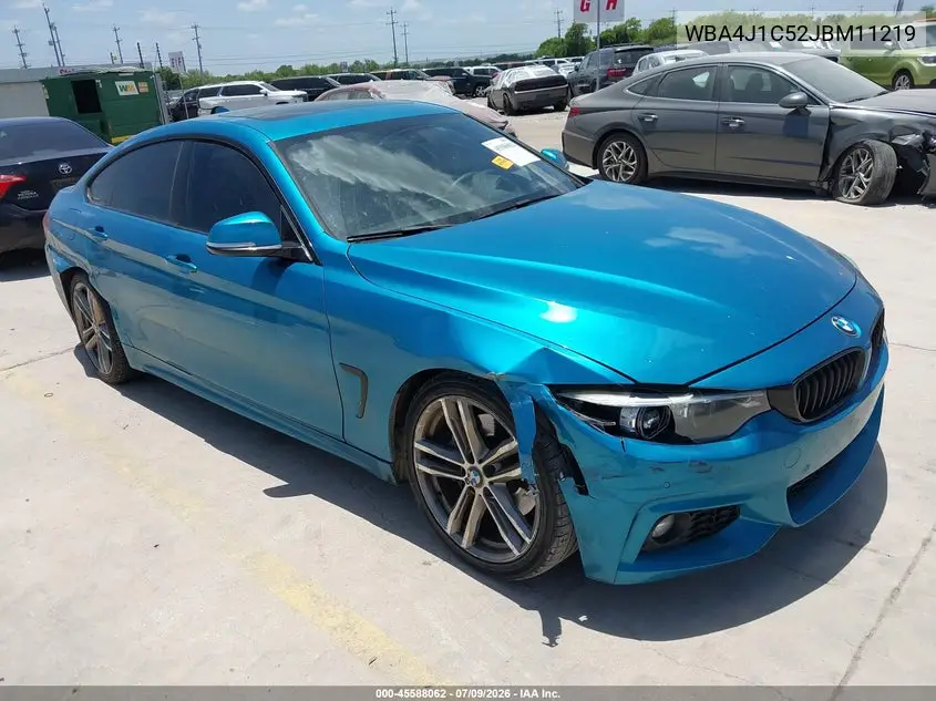 2018 BMW 430I Gran Coupe VIN: WBA4J1C52JBM11219 Lot: 45588062