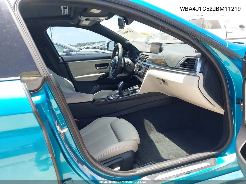 2018 BMW 430I Gran Coupe VIN: WBA4J1C52JBM11219 Lot: 45588062