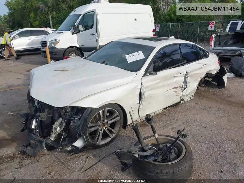 2018 BMW 430I Gran Coupe VIN: WBA4J1C54JBM11464 Lot: 45589613