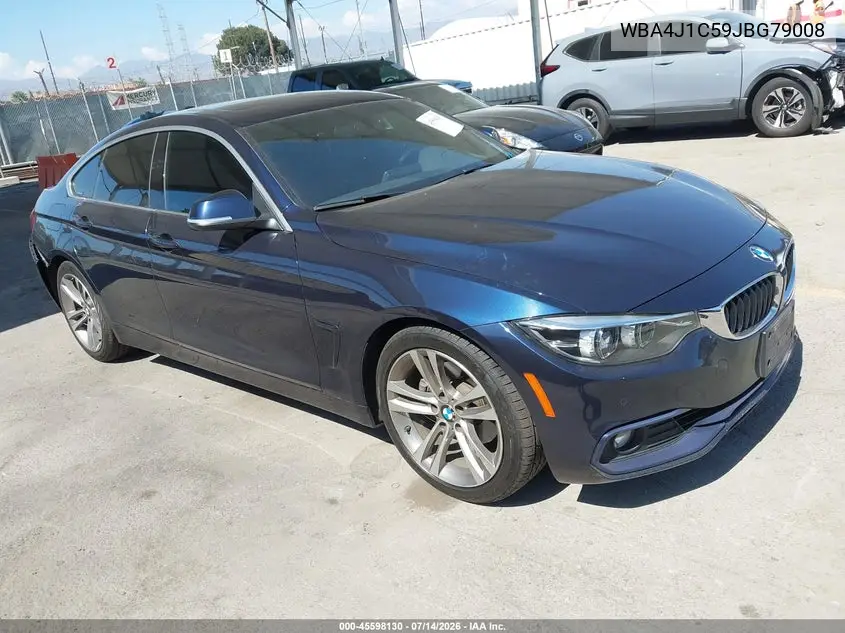 2018 BMW 430I Gran Coupe VIN: WBA4J1C59JBG79008 Lot: 45598130