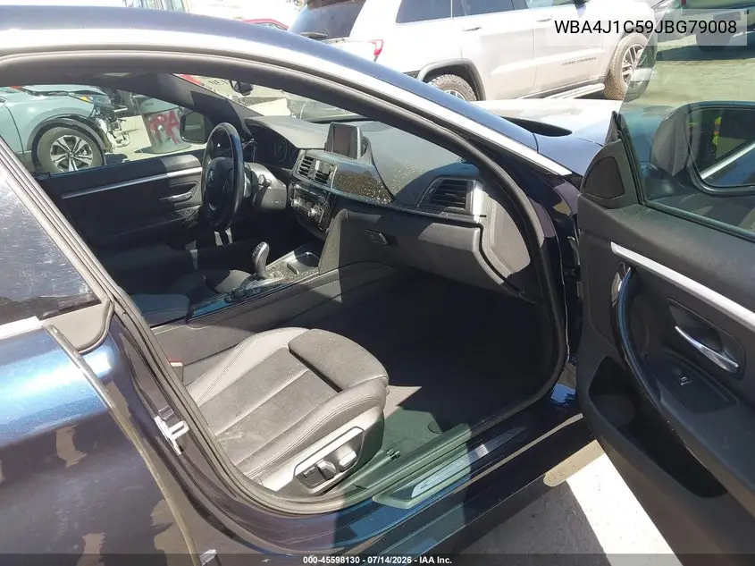 2018 BMW 430I Gran Coupe VIN: WBA4J1C59JBG79008 Lot: 45598130