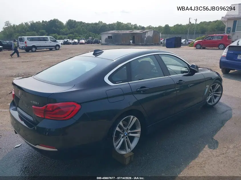 2018 BMW 430I Gran Coupe xDrive VIN: WBA4J3C56JBG96294 Lot: 45607677