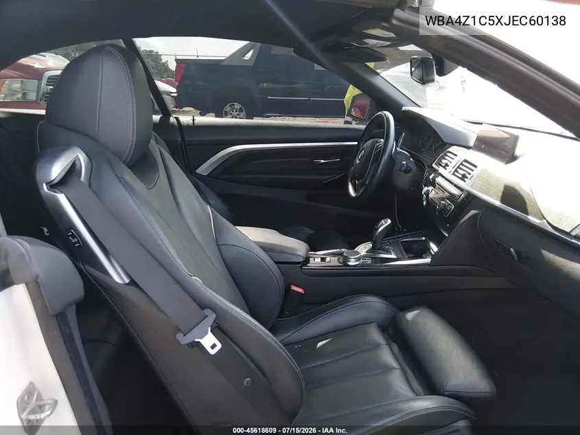 2018 BMW 430I VIN: WBA4Z1C5XJEC60138 Lot: 45618609