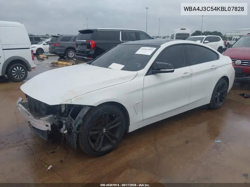2019 BMW 430I Gran Coupe xDrive VIN: WBA4J3C54KBL07828 Lot: 45361914