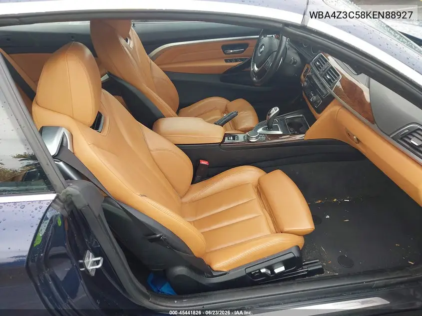 2019 BMW 430I xDrive VIN: WBA4Z3C58KEN88927 Lot: 45441826