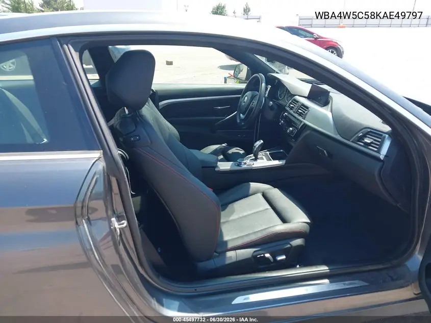 2019 BMW 430I xDrive VIN: WBA4W5C58KAE49797 Lot: 45497732