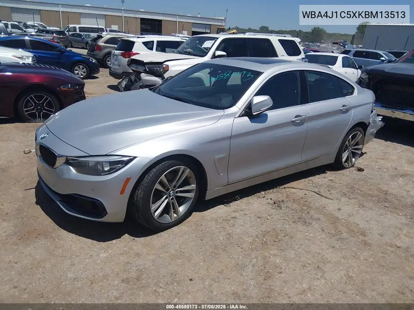 2019 BMW 430I Gran Coupe VIN: WBA4J1C5XKBM13513 Lot: 45580173