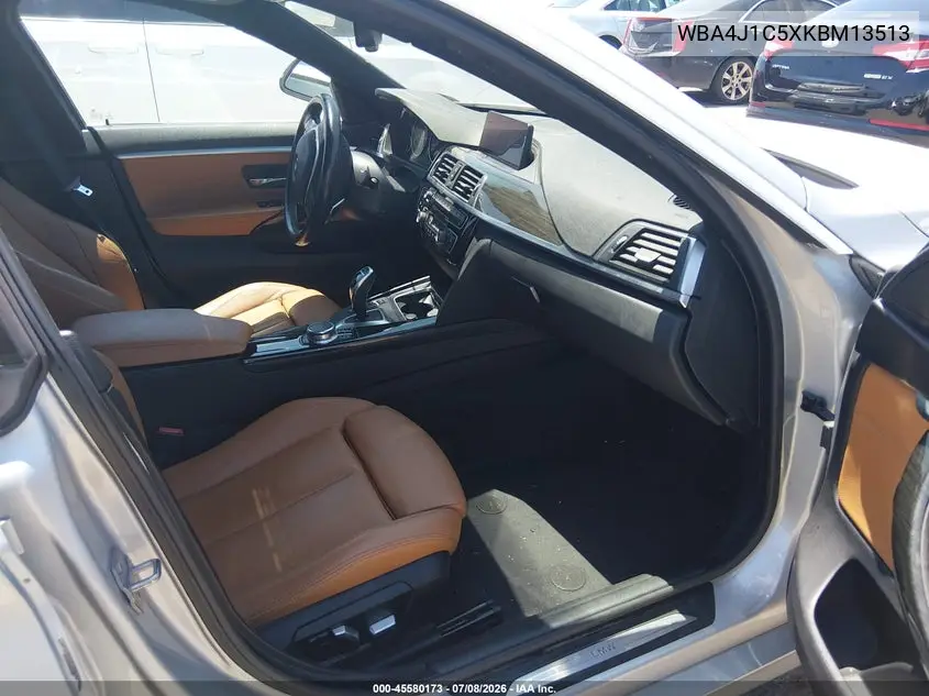 2019 BMW 430I Gran Coupe VIN: WBA4J1C5XKBM13513 Lot: 45580173