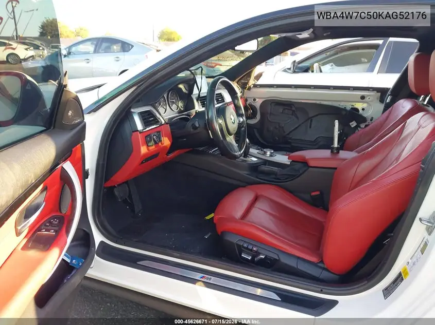 2019 BMW 440I VIN: WBA4W7C50KAG52176 Lot: 45626671