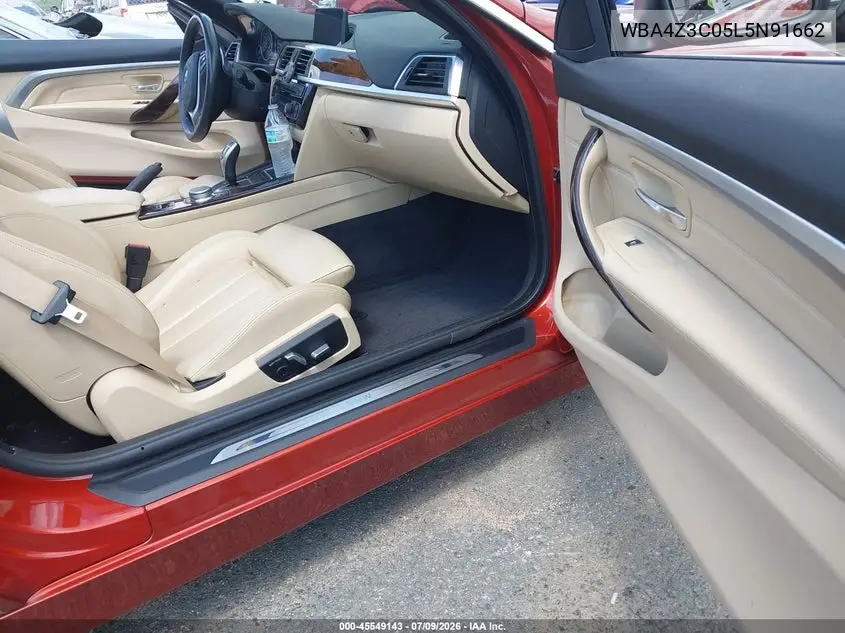2020 BMW 430I xDrive VIN: WBA4Z3C05L5N91662 Lot: 45549143