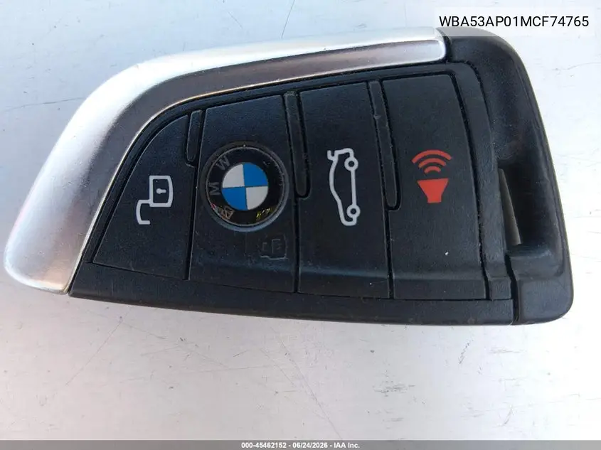 2021 BMW 430I VIN: WBA53AP01MCF74765 Lot: 45462152