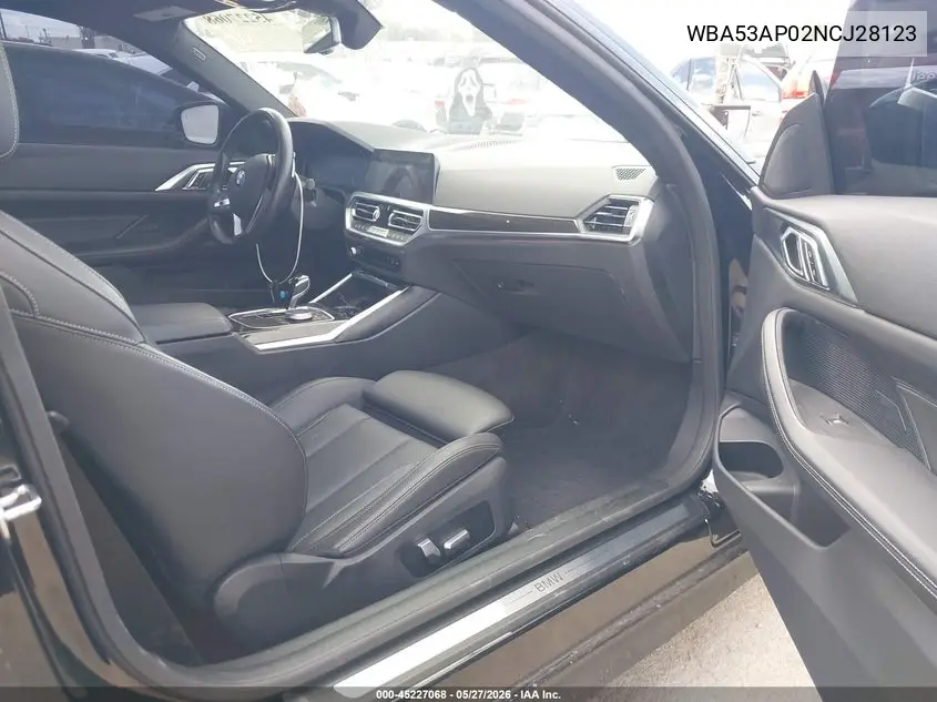 2022 BMW 430I VIN: WBA53AP02NCJ28123 Lot: 45227068
