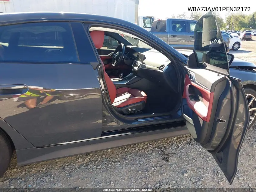 2023 BMW 430I Gran Coupe xDrive VIN: WBA73AV01PFN32172 Lot: 45387646