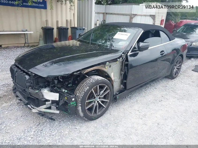 2024 BMW 430I xDrive VIN: WBA43AT09RCR39134 Lot: 45585206