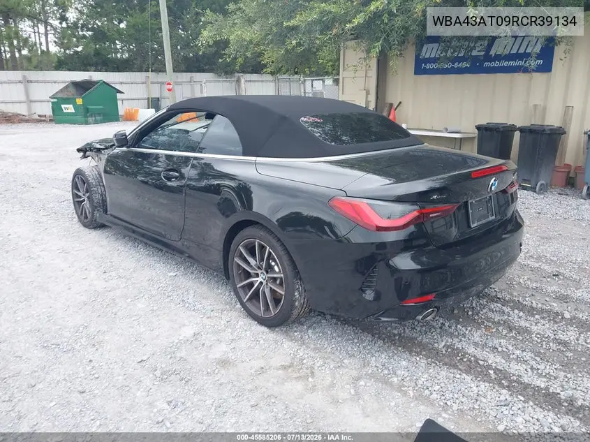 2024 BMW 430I xDrive VIN: WBA43AT09RCR39134 Lot: 45585206