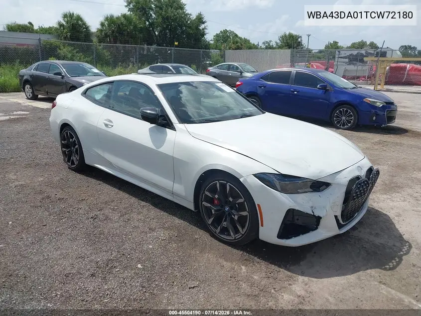 2026 BMW 430I VIN: WBA43DA01TCW72180 Lot: 45504190