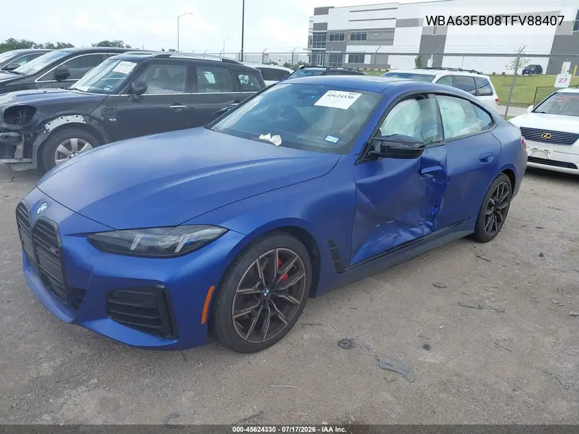 2026 BMW M440I Gran Coupe xDrive VIN: WBA63FB08TFV88407 Lot: 45624330