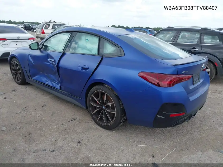 2026 BMW M440I Gran Coupe xDrive VIN: WBA63FB08TFV88407 Lot: 45624330