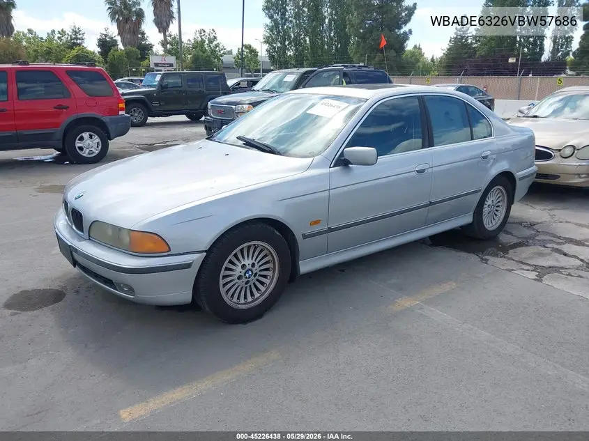 1997 BMW 540Ia VIN: WBADE6326VBW57686 Lot: 45226438