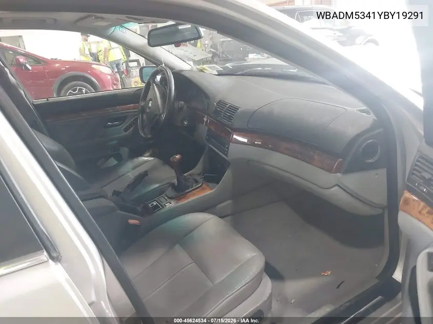 2000 BMW 528I VIN: WBADM5341YBY19291 Lot: 45624534