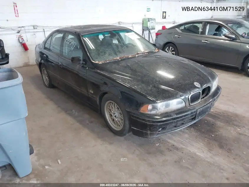 2001 BMW 540Ia VIN: WBADN63441GM71529 Lot: 45323247