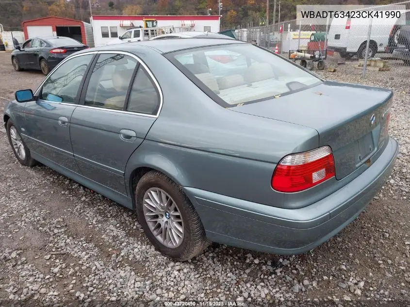 WBADT63423CK41990 2003 BMW 530Ia