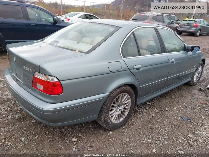 WBADT63423CK41990 2003 BMW 530Ia