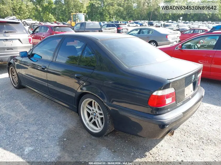 2003 BMW 540Ia VIN: WBADN63453GN89642 Lot: 45304133
