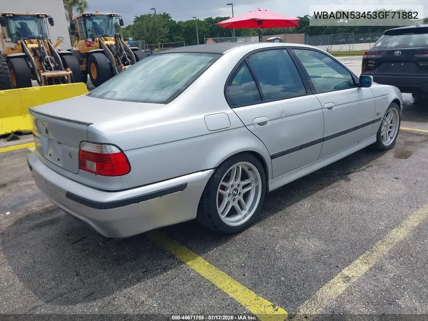 2003 BMW 5 Series 540I VIN: WBADN53453GF71882 Lot: 45671788