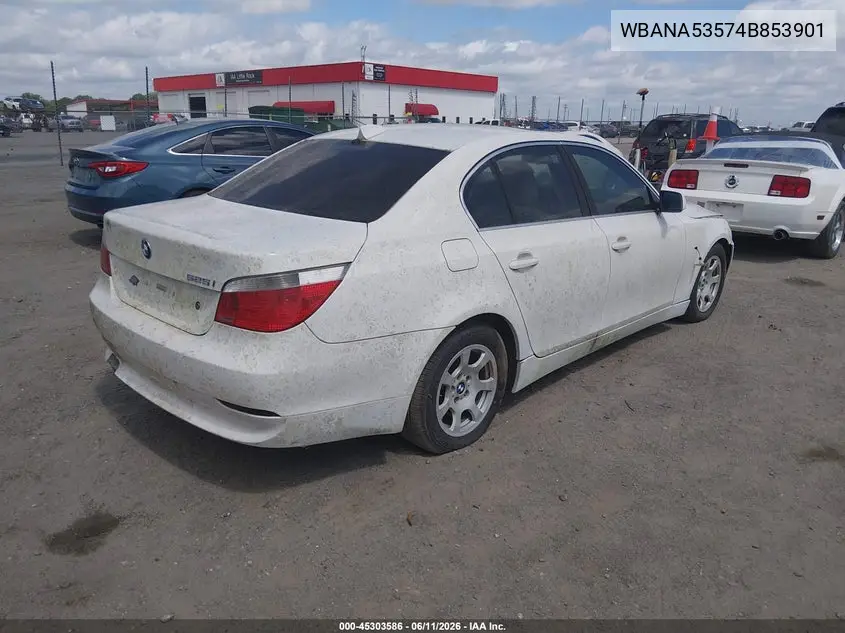 2004 BMW 525I VIN: WBANA53574B853901 Lot: 45303586